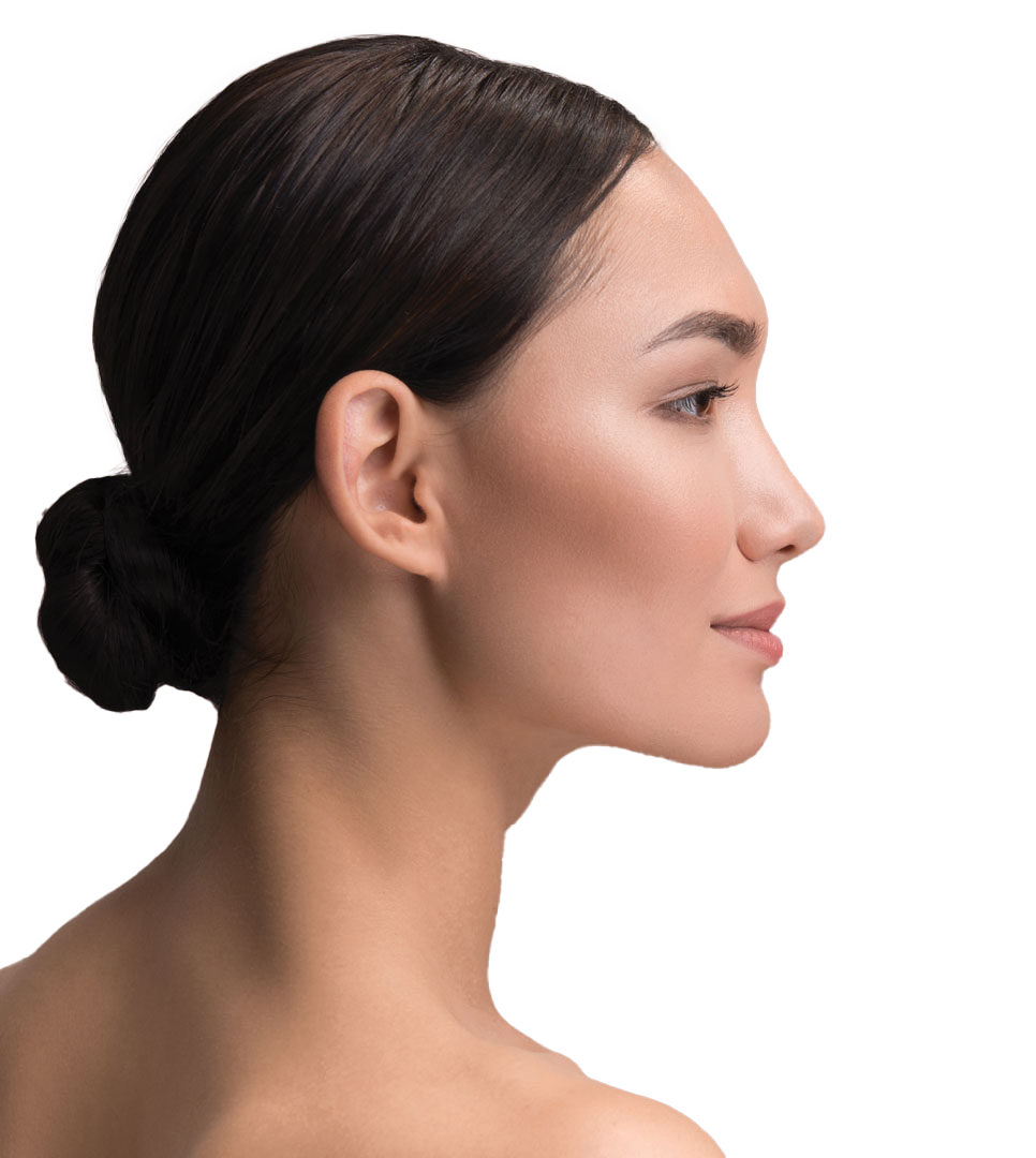 Woman in profile